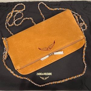 Zadig & Voltaire NWT Rock Bag Suede